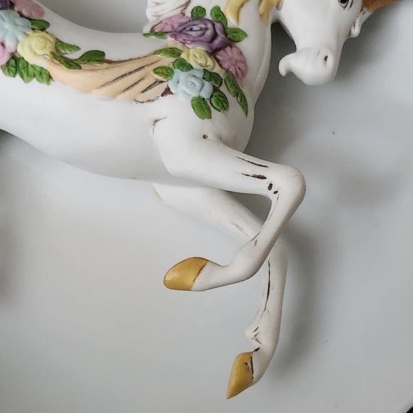 Vintage Unicorn Plate Porcelain - Picture 3 of 5
